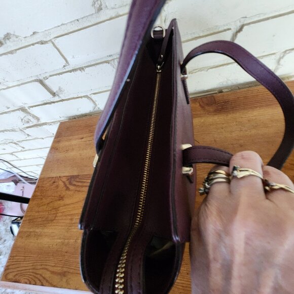 Euc Kate Spade Cedar Street Burgandy Crossbody Bag Shoulder Purse - Picture 12 of 14